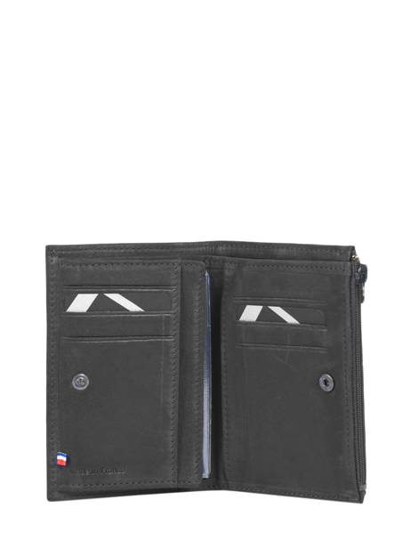 Portemonnee Etincelle Nubuck Leder Etrier Zwart etincelle nubuck EETN619 ander zicht 1